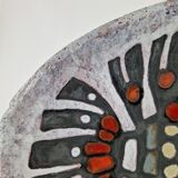 Oblong ceramic cut by perignem circa 1960