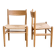 Set of 2 Hans J. Wegner CH36 dining chairs for Carl Hansen & Søn in solid oak