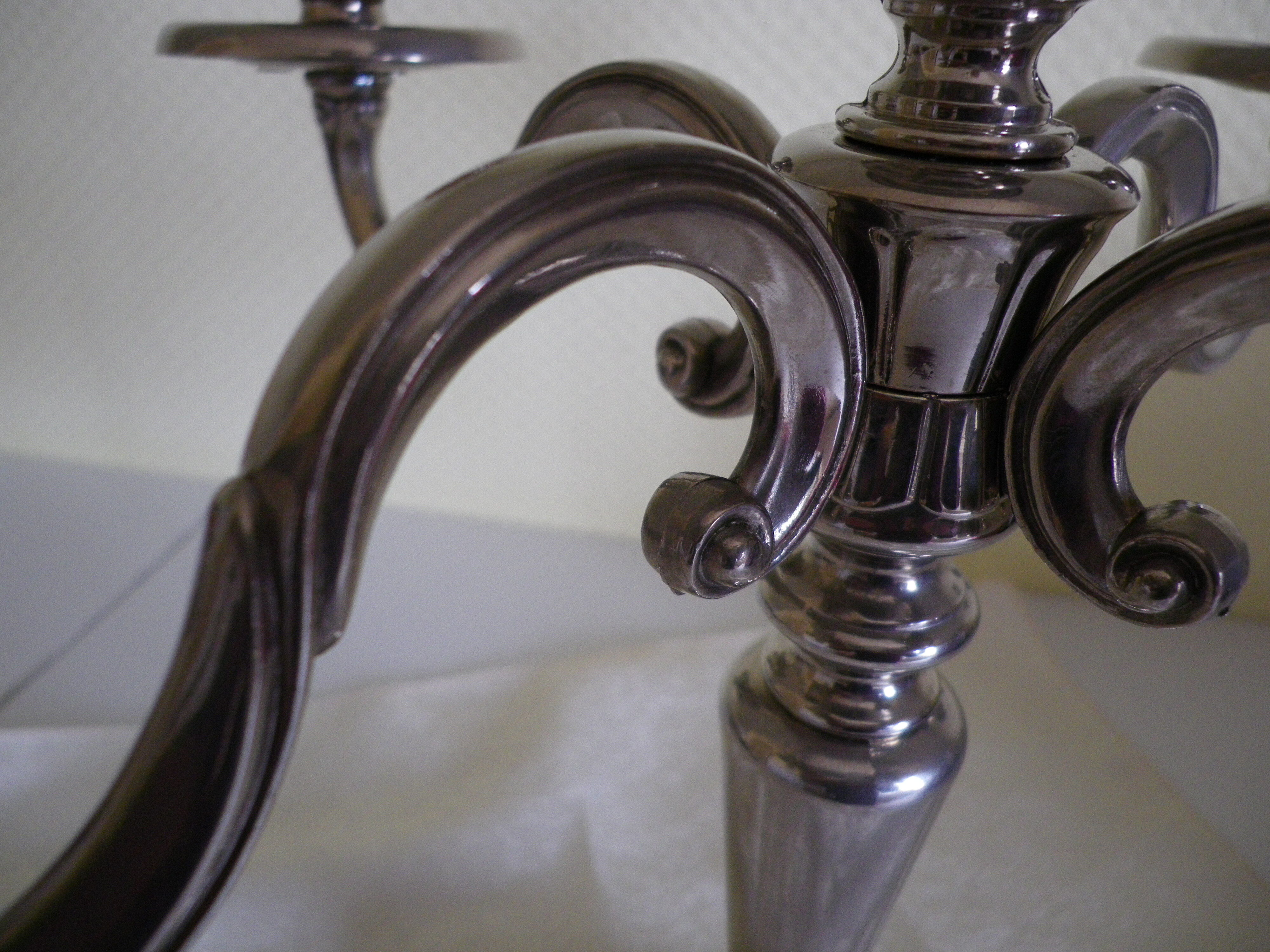 Retro chandelier 5 branches Deco France