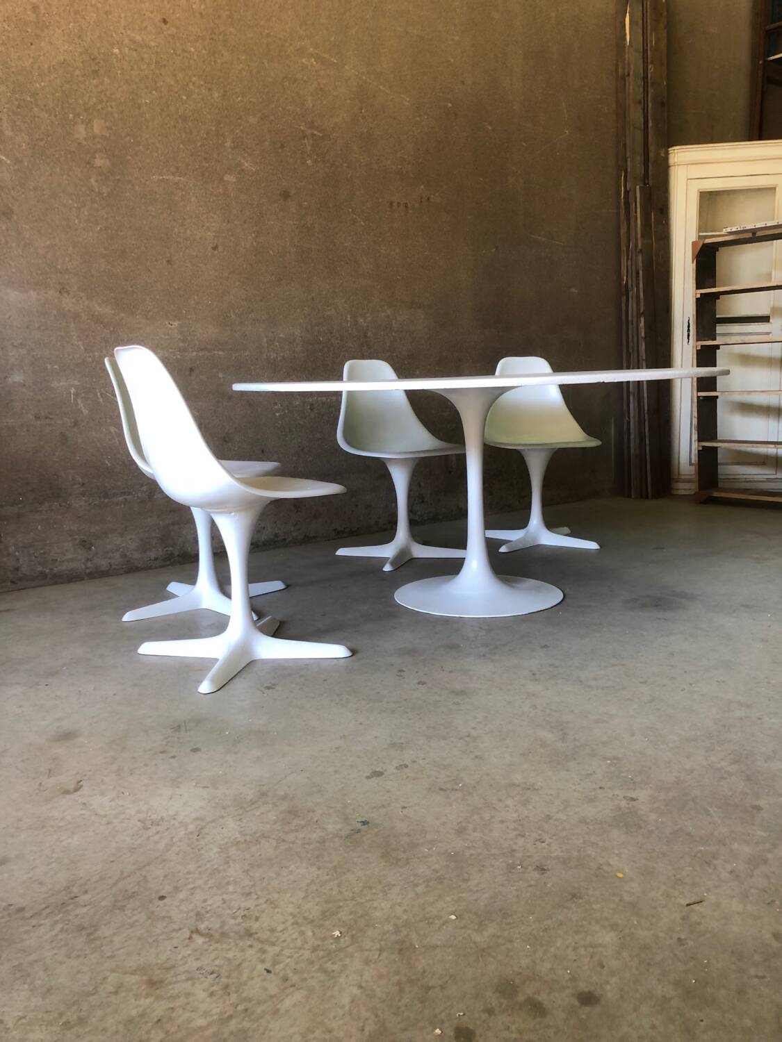 Vintage Arkana Table and Chair by Maurice Burke
