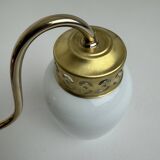 Lot 3 vintage opaline wall lights