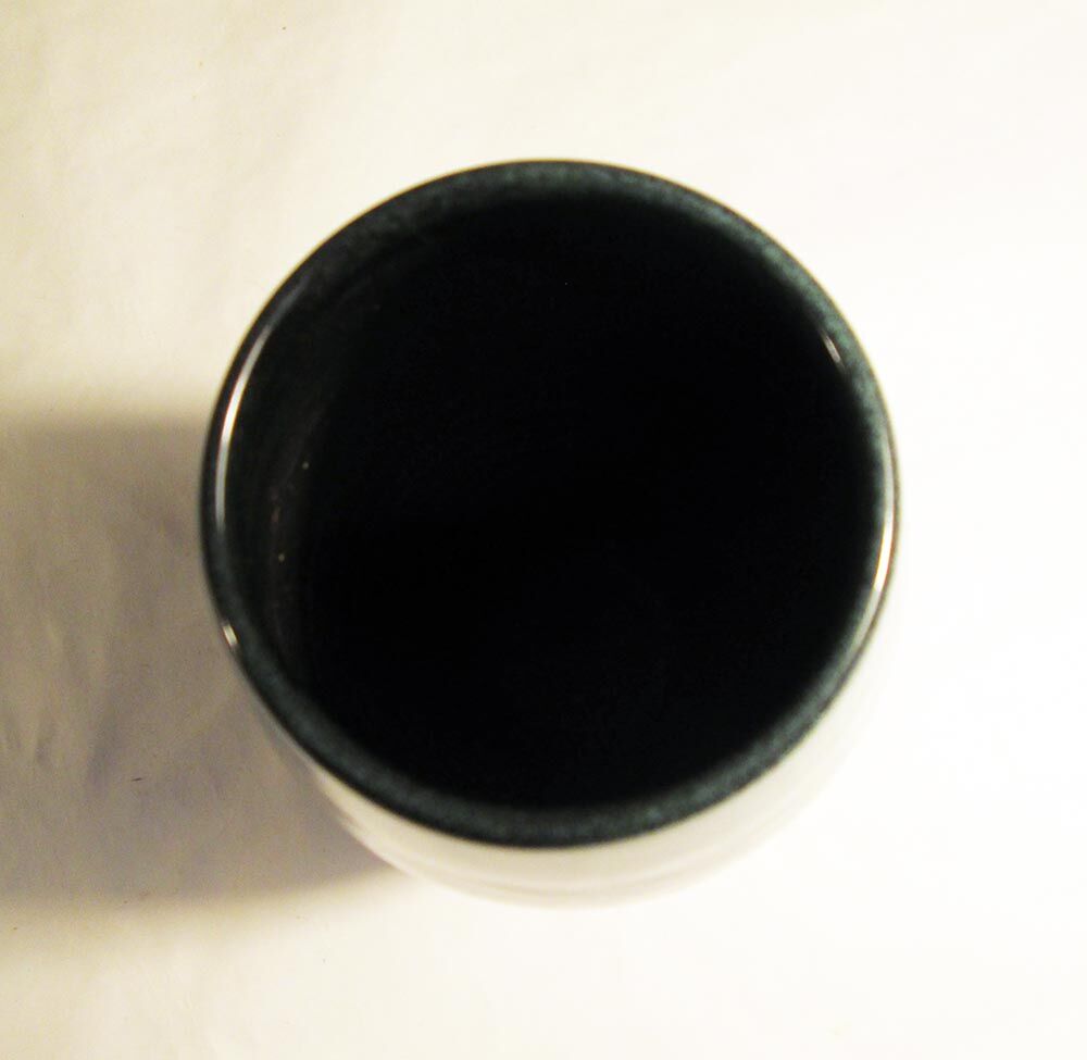 Emerald green ceramic vase