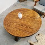 Vintage tripod coffee table brutalist style