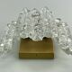 60s 70s lamp light wall lamp Kalmar Franken KG Ice Glass Design 60s