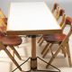 Conference table with chairs, Marc Held, 1970s