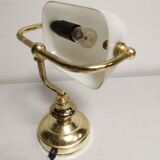Small vintage desk lamp reading notary style