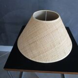 Vintage lampshade, natural fibers