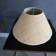 Abat-jour vintage, fibres naturelles