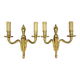 Pair of urn-shaped wall sconces in the Louis XVI style - gilded bronze