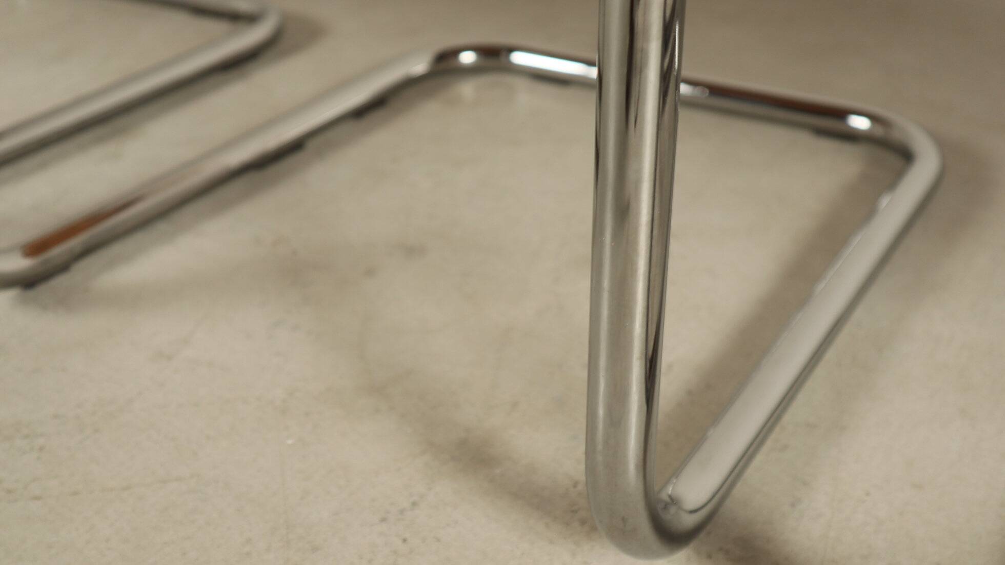 Set of four Thonet S32 chairs by Marcel Breuer, 1983