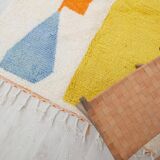 Handmade traditional Berber rug, square size 2.5/2.5 m.