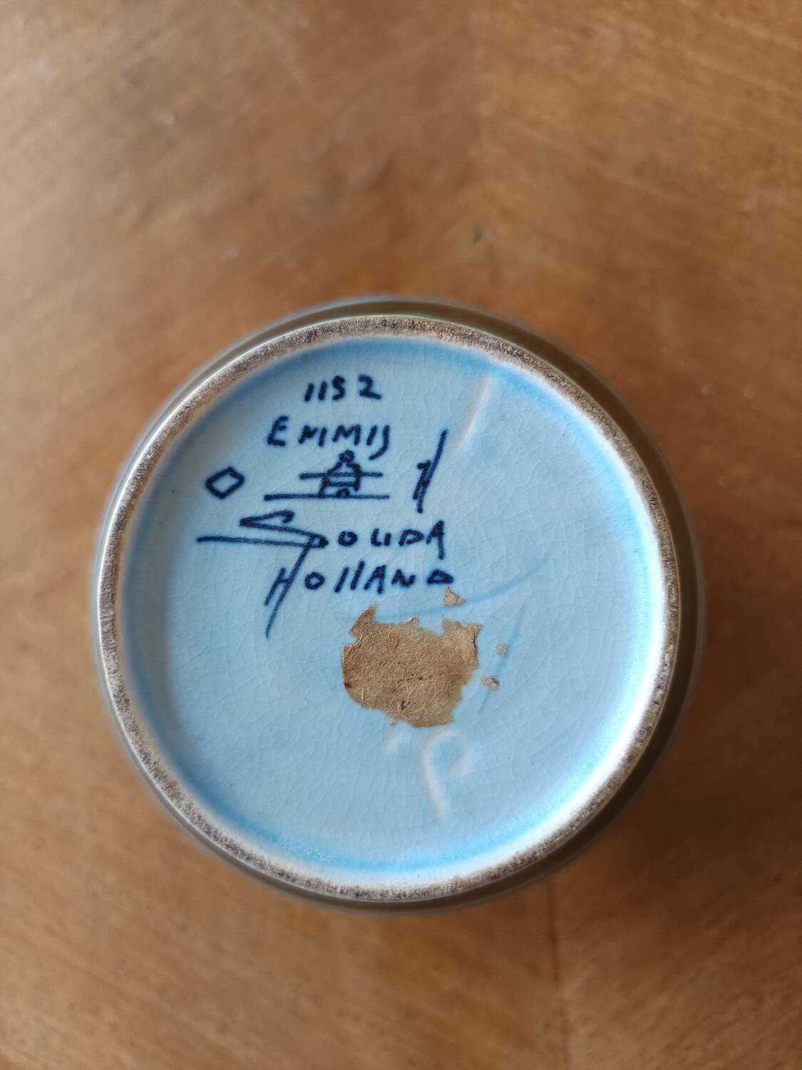 Emmy Gouda glazed ceramic vase