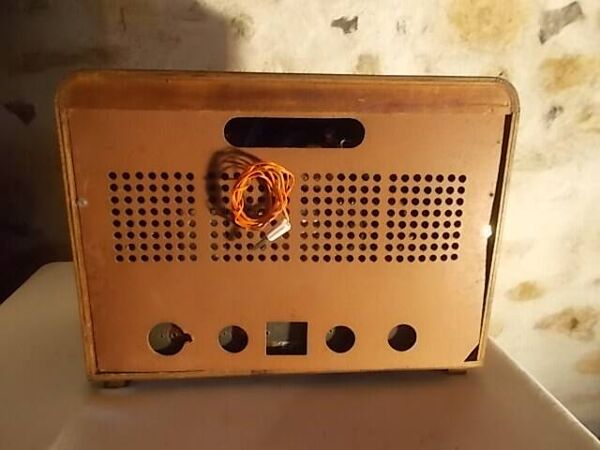 Radio TSF vintage, poste radio art déco