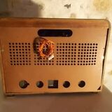 Radio TSF vintage, poste radio art déco