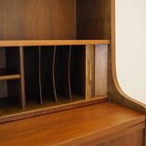 Walnut bookcase, Danish design, 1970s, designer: Johannes Sorth