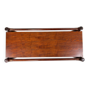 Mid-century modern bamboo side table by Gervasoni
