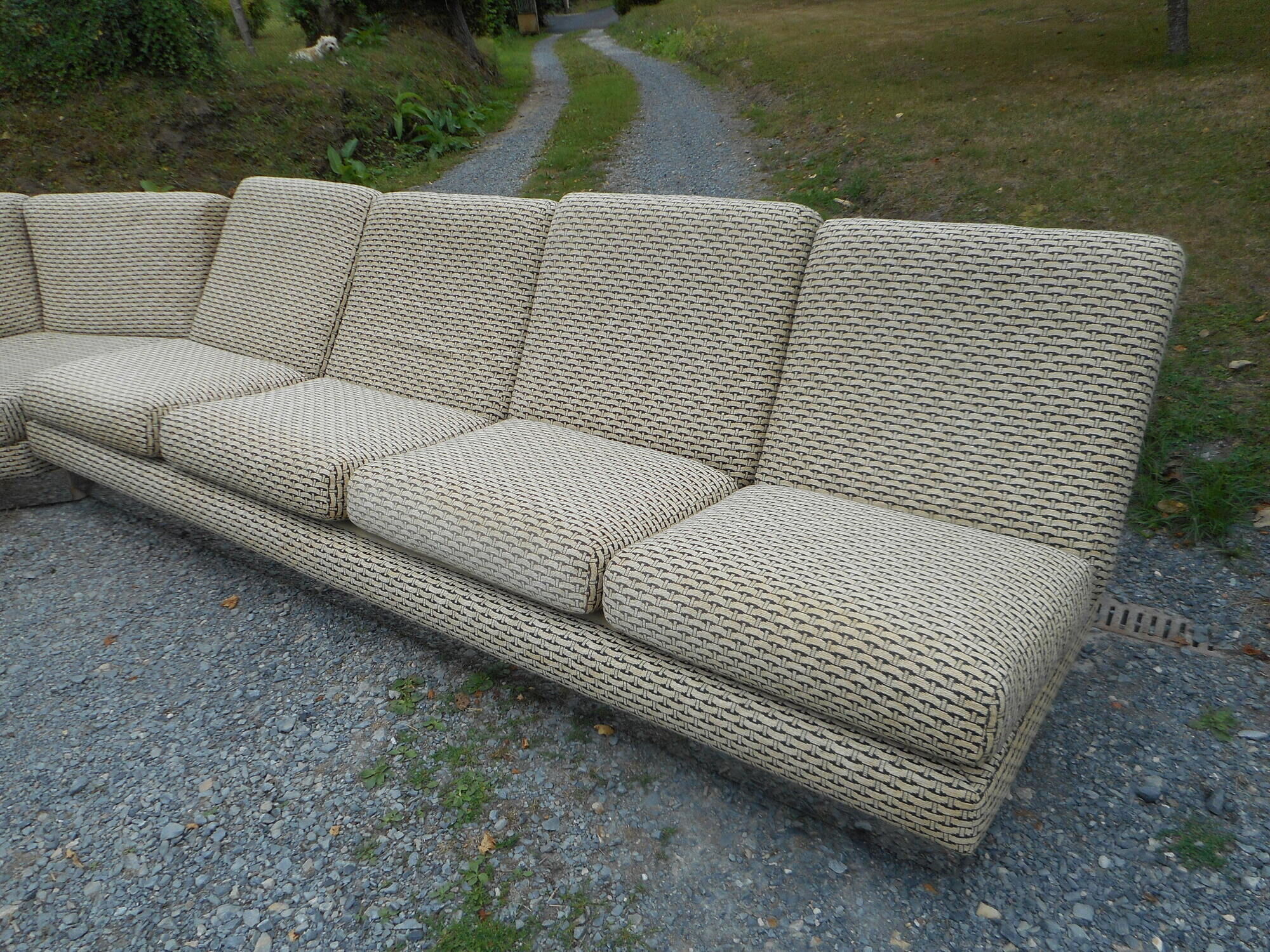 7 seater corner sofa 70s