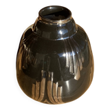 Vase noir stylisé Art Déco