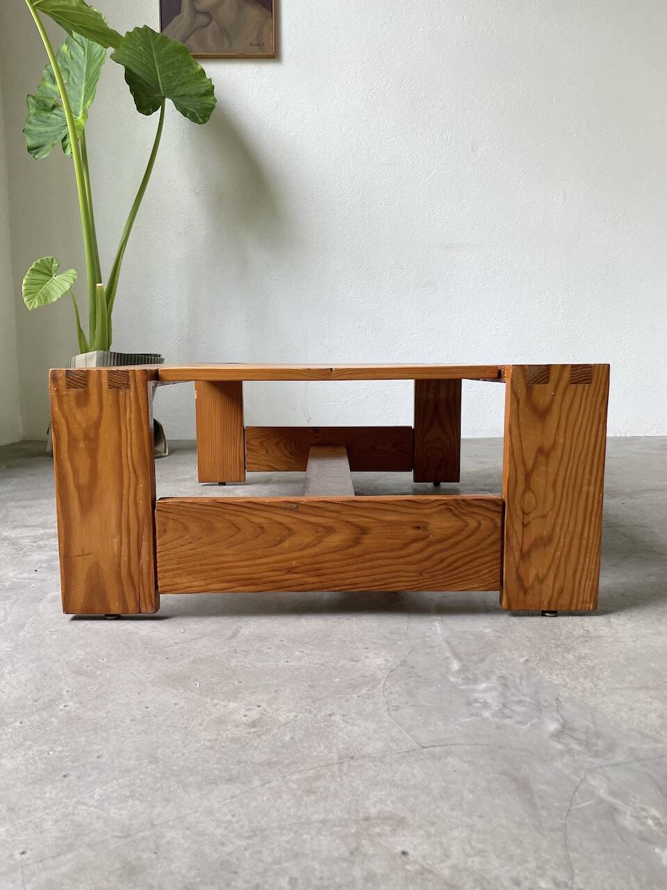 70s pine table regain