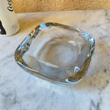 Cendrier cristal de vannes vintage France années 60