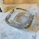 Vintage crystal ashtray from Vannes, France, 1960s.