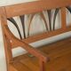 Biedermeier chest bench from the 1900s, pine wood
