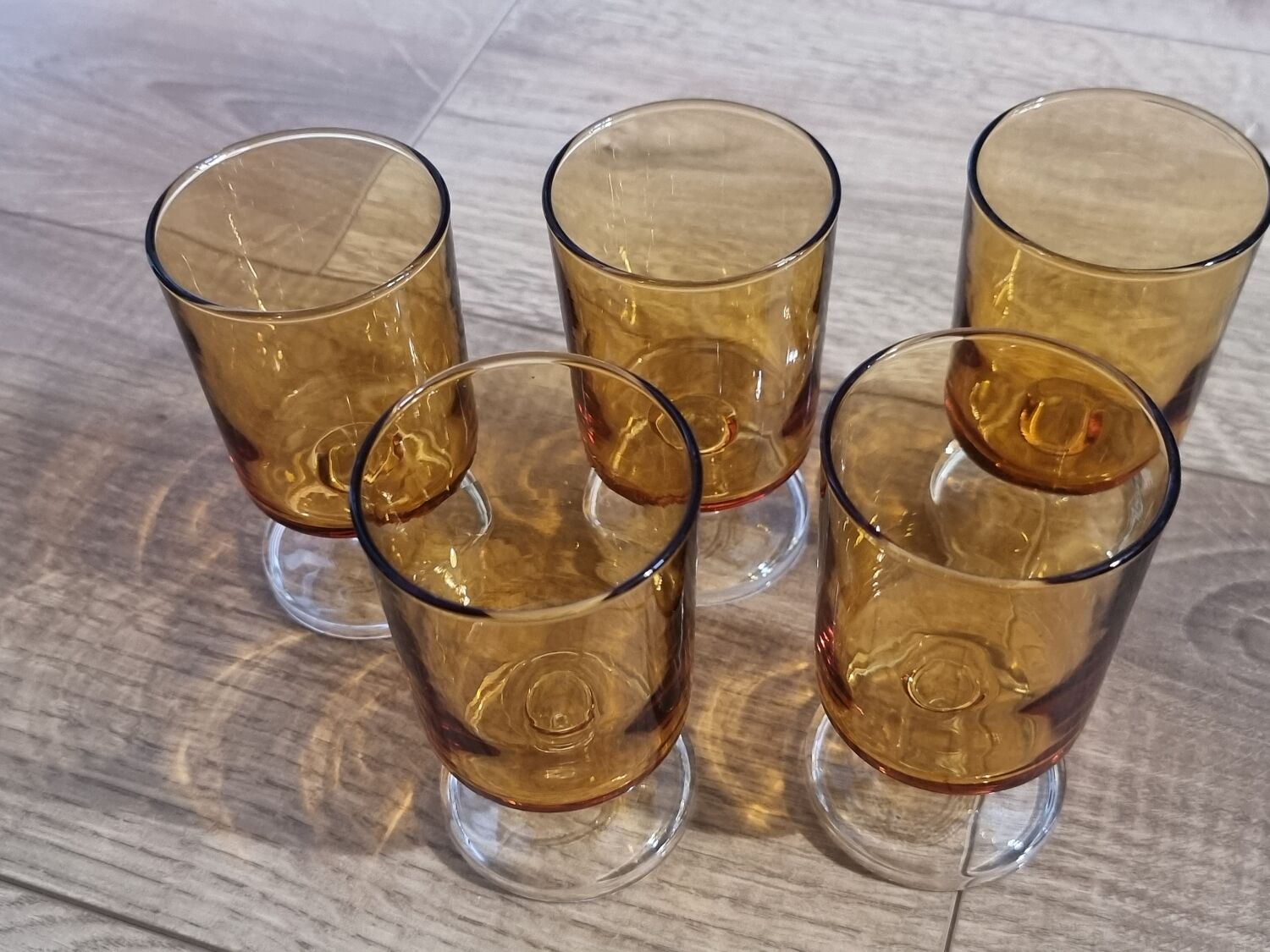 Luminarc red wine glasses