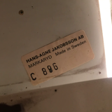 Pair of Scandinavian hanging lamps Hans Agne Jakobsson C896, Sweden 1960