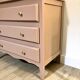 Commode rose ancien bois