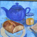 French vintage still life, signed Patou, 1999