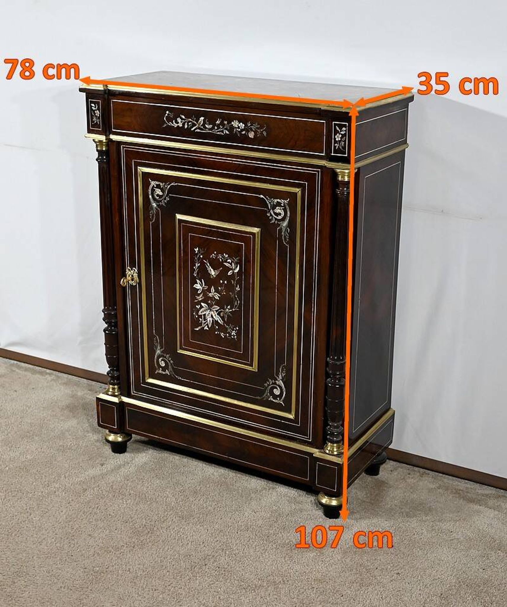 Support Unit in Rio Rosewood, Napoleon III Period – Mid-19th Century