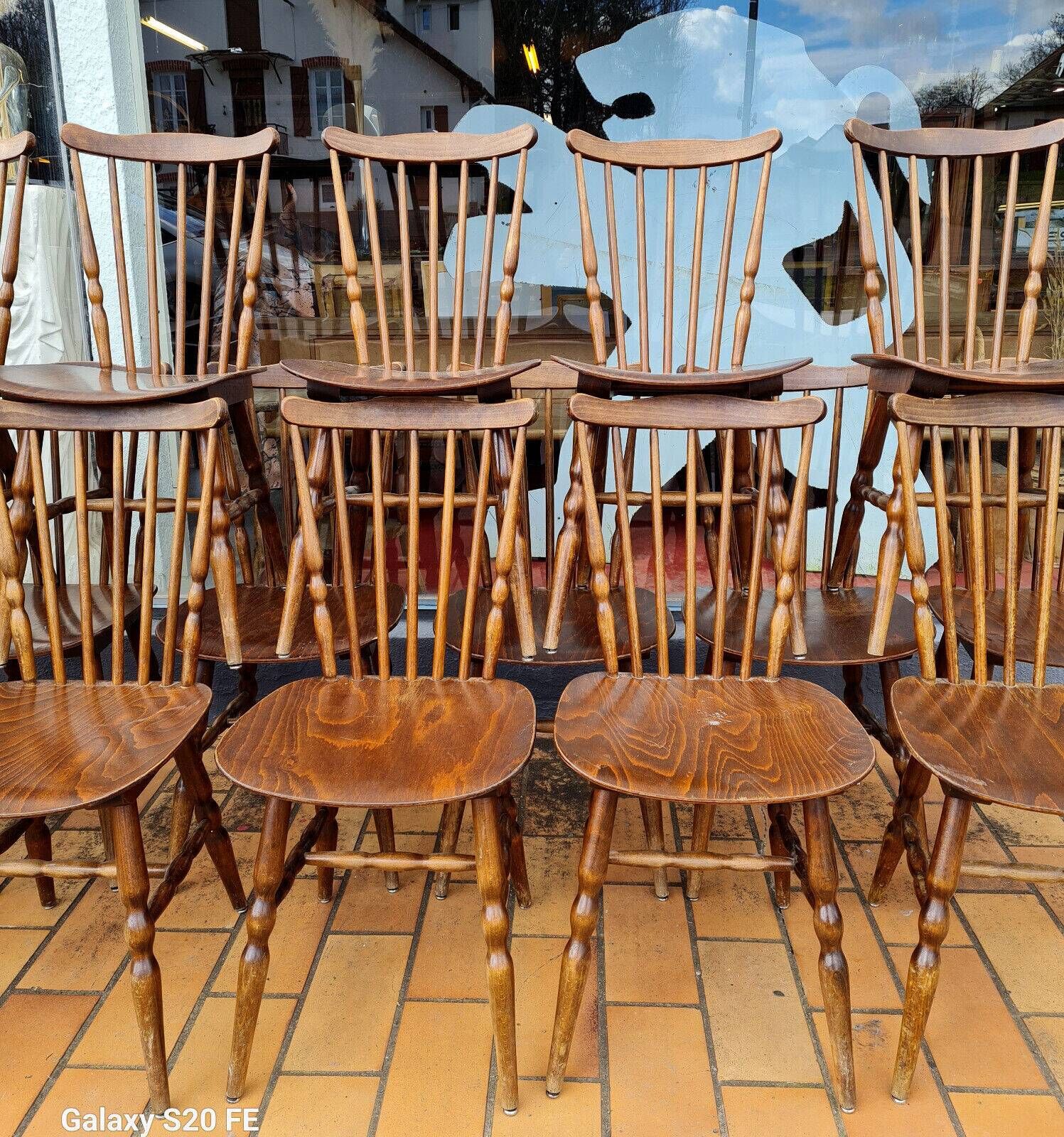 Baumann Tacoma model / series of 12 western chairs: Nordic-inspired design