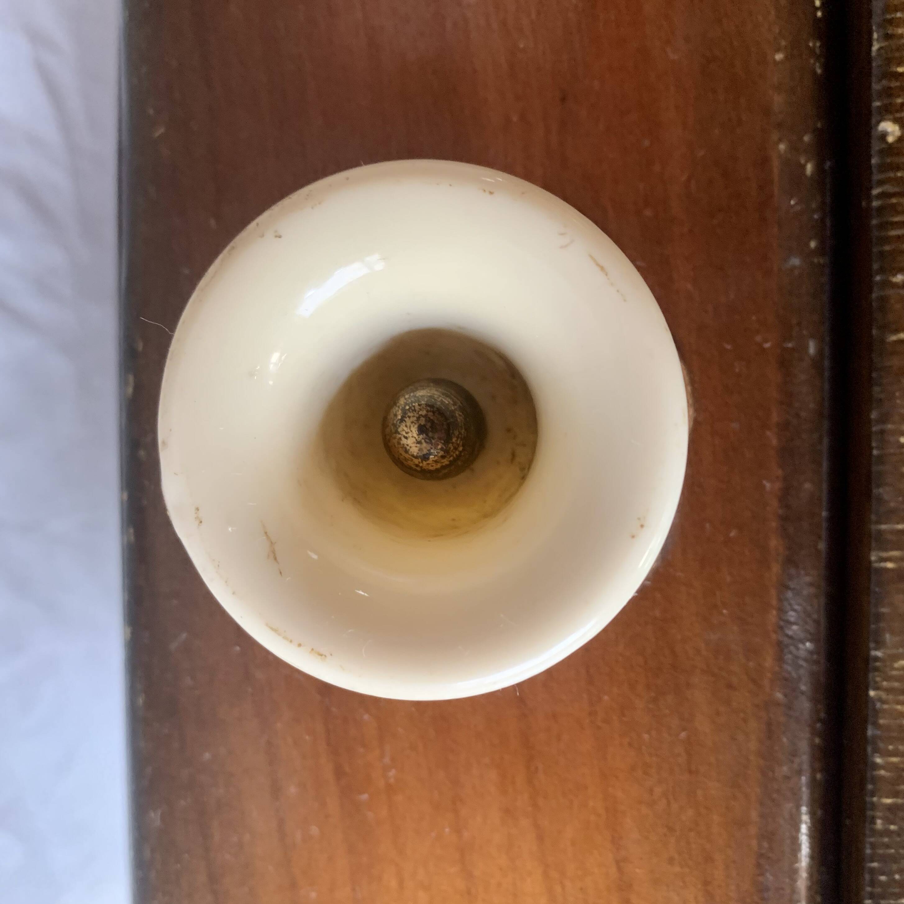 Small Art Deco wooden wall shelf