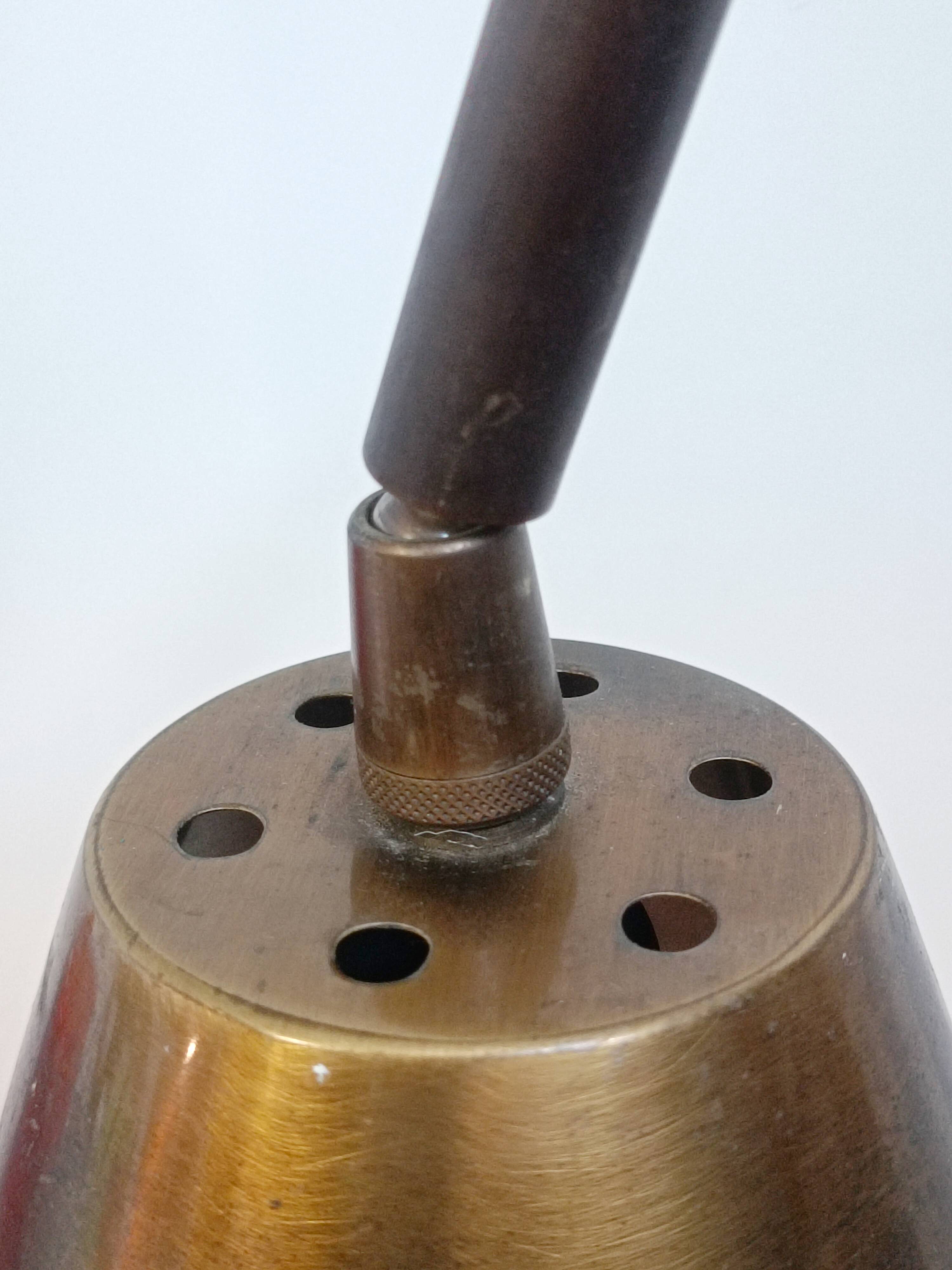 Brass floor lamp by Jacques Adnet for Valenti 1960s