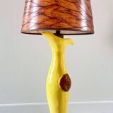 Vintage signed art ceramic lamp