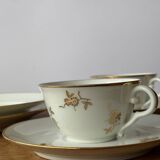 Limoges porcelain cups and plates