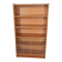 Vintage display cabinet in wood veneer, 1950s-1960s.