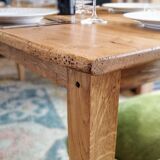 Farmhouse table 200 x 80 light oak