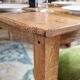 Table de ferme 200 x 80 chêne clair