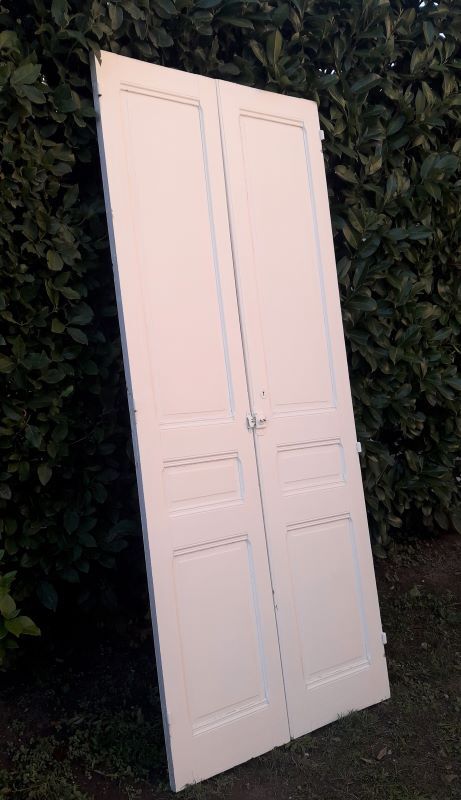 Pair of doors 218,5x92,5cm old closet