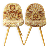 Paire de chaises en coquille du milieu du siècle par Miroslav Navratil, Tchécoslovaquie Années 1960