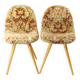 Pair Of Midcentury Shell Chairs By Miroslav Navratil, Czechoslovakia 1960s
