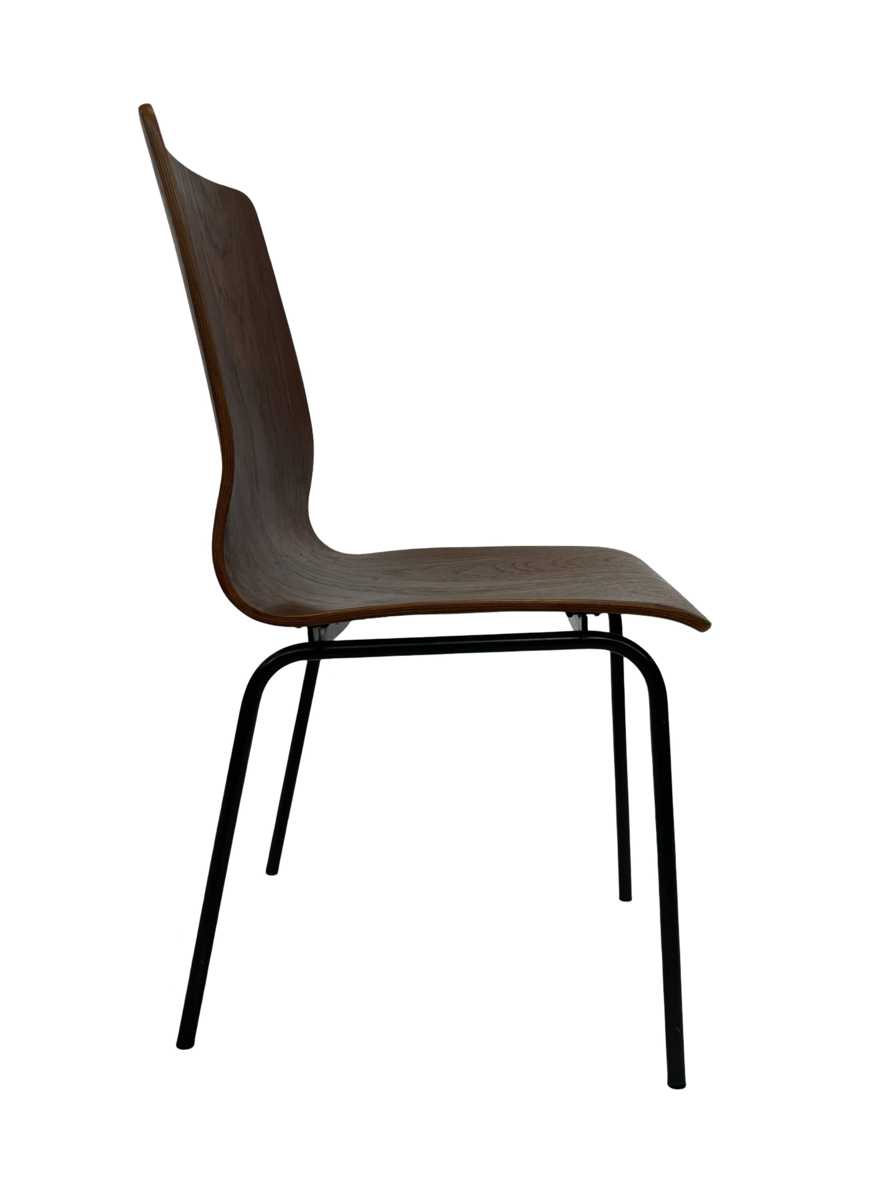 Vintage Friso Kramer for Auping 'Euroika' plywood dining chair, The Netherlands 1960's
