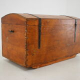 Antique wooden chest czechoslovakia