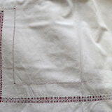 Ancient mestizo sheet embroidered