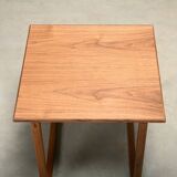Kai Kristiansen Cube No. 33 Interlocking Nesting Tables in Walnut, Denmark