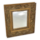 Small old mirror in gilded wood
