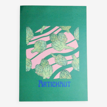 Contemporary Artichoke poster