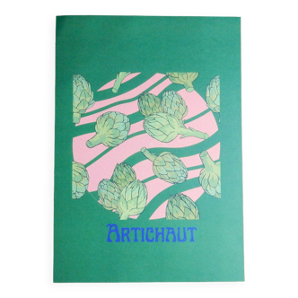 Contemporary Artichoke poster