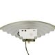 Happy Light - Vintage wall lamp - Hollywood Regency style - pressed glass -